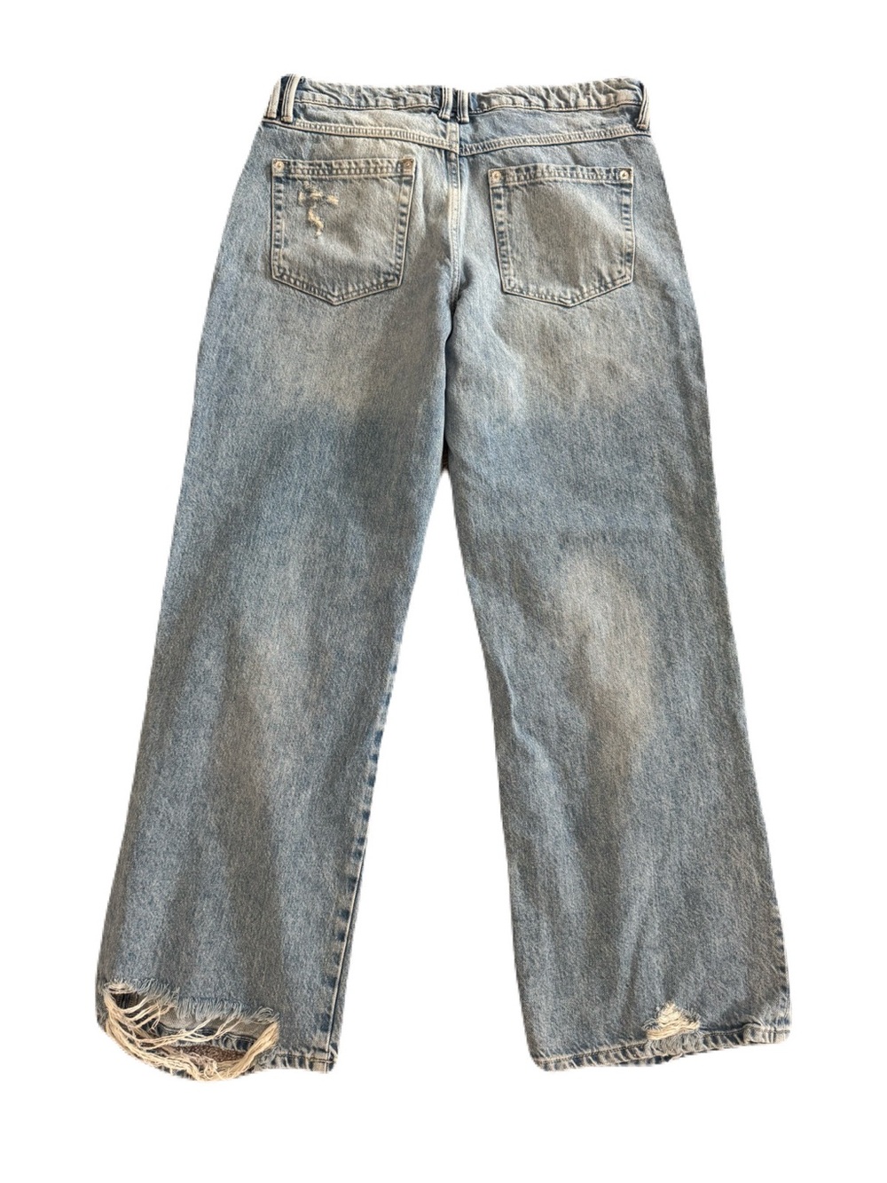 NWOT Women's Free People We The Free Tennessee Low-Rise Boyfriend Studded Jeans - Picture 4 of 10
